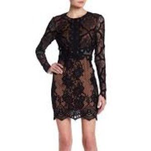 Kendall & Kylie long sleeve lace dress